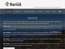 Tablet Screenshot of kerius-finance.com